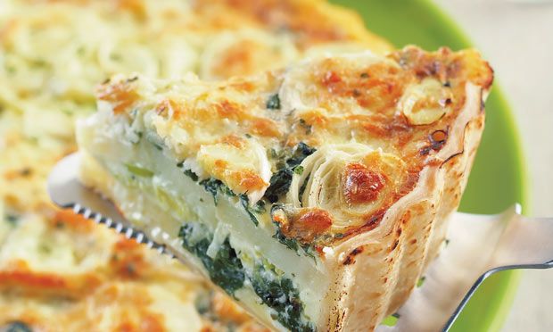 Quiche Funcional de Espinafre